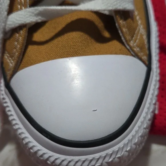 Converse Chuck Taylor All Star Hi Canvas Sneaker 'Wheat/White' A09971C Mustard - Picture 9 of 14